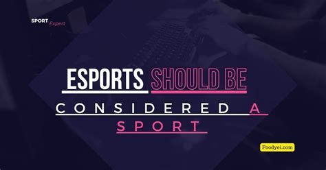 should esports be considered a sport|why should esports be considered a sport.